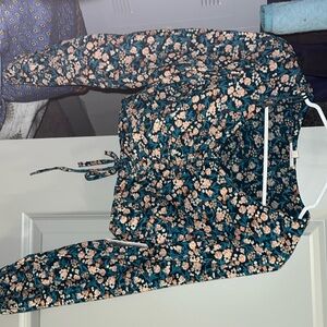 NWT Floral Crop top